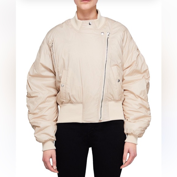 Isabel Marant Jackets & Blazers - Isabel Marant beige bomber warm zipper jacket